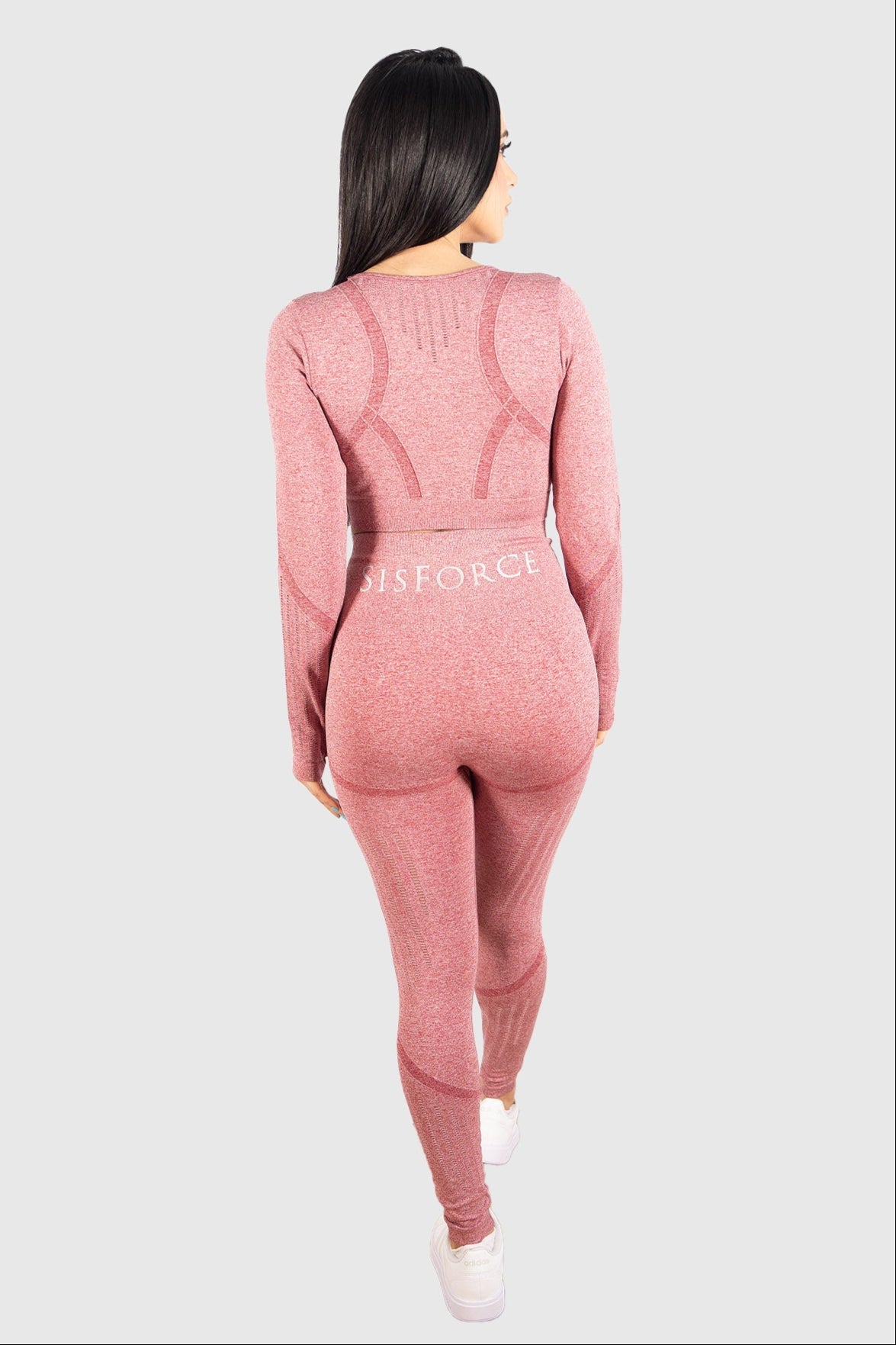 The Momentum Leggins - Blush Red