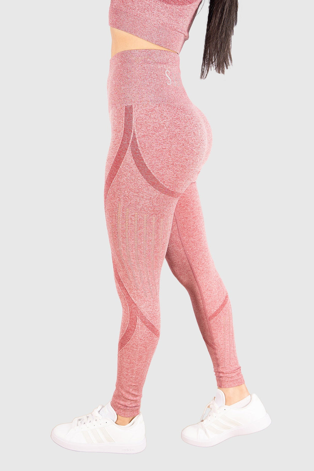 The Momentum Leggins - Blush Red